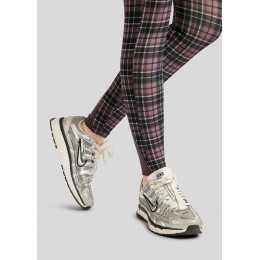 Montar FW25 зимний леггинсы для верховой езды MoCheri Cosy Peach Checked