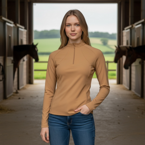 Harry's Horse Baselayer Shirt Tobacco