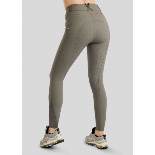Montar SS26 MoLila Breeches Champagne Crystal Tape Breeches with Champagne Crystals Grey F/G