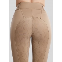 Montar SS26 MOEverlisa Pull-Ons с Champagne Crystals, Taupe, с полной леей