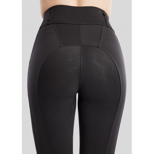 Montar SS26 MOEverlisa Pull-Ons with Champagne Crystals, Black, Full Grip