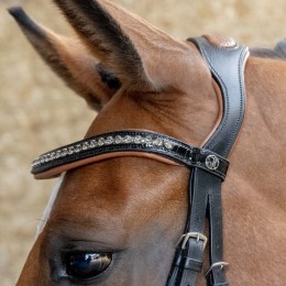 Harry's Horse уздечка чёрный Cognac