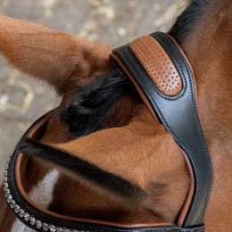 Harry's Horse уздечка чёрный Cognac