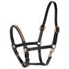 Harry's Horse Pony/Foal Leather Halter Crystal Rose Gold