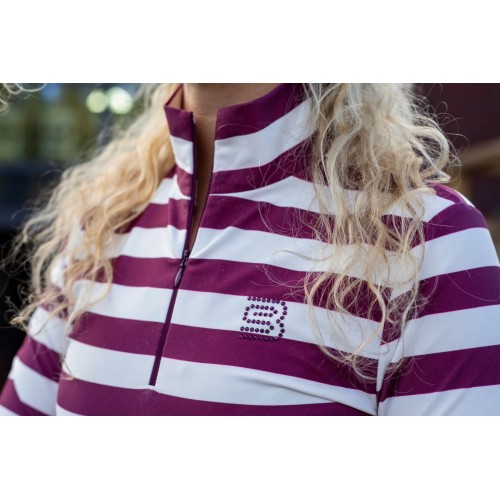 Sambucco FW25 Base Layer Stripe Bordeaux