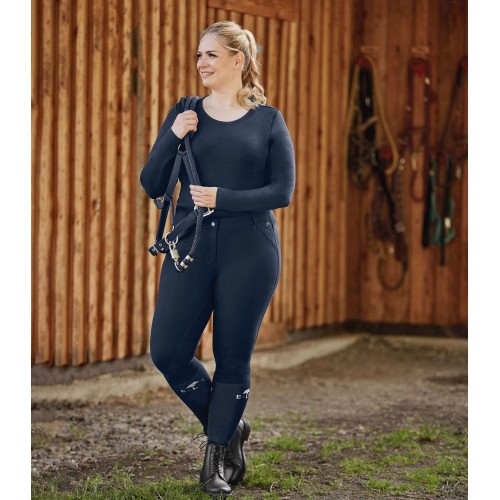 ELT Curve Riding Breeches Dahlia Full Grip