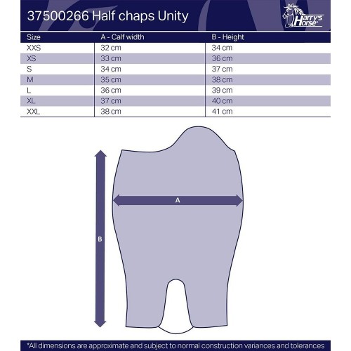 Harry's Horse Half Chaps Unity