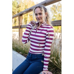 Sambucco FW25 Base Layer Stripe Bordeaux