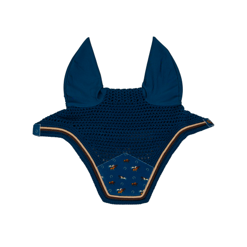 Kentucky Fly Veil Wellington Velvet Horse Printing