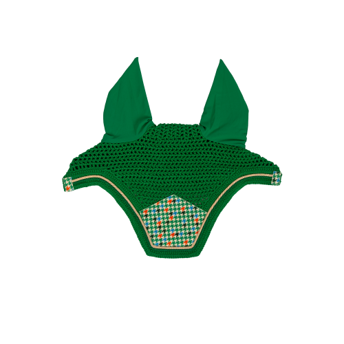 Kentucky Ear Net Wellington Velvet Pied-de-Poule
