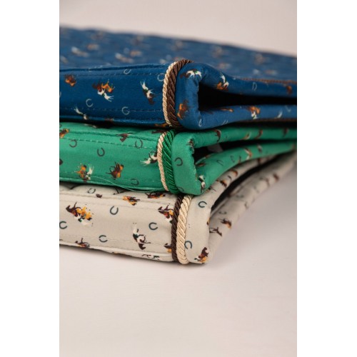 Kentucky Saddle Pad Velvet Horse printing Dressage