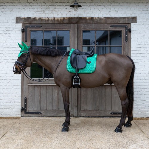 Kentucky Saddle Pad Velvet Horse printing Dressage