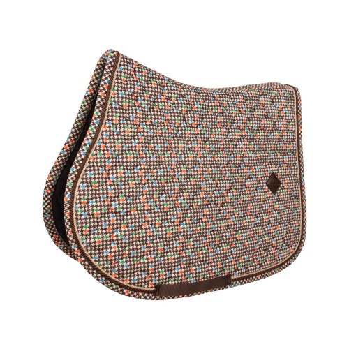 Kentucky Velvet Pied-de-Poule Jumping Saddle Pad