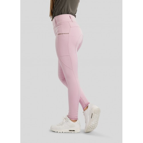 Montar SS26 Junior MoLila Champagne Crystal Tape Pull-On with Champagne Crystals Candy Pink