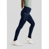 Montar SS26 Junior MoLila Champagne Crystal Tape Pull-On with Champagne Crystals Navy
