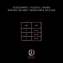 Imperial Riding флисовый подкладка для для верховой езды шлем IRHOlania Deluxe