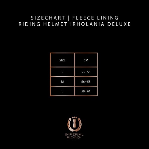 Imperial Riding Fleece Lining for Riding Helmet IRHOlania Deluxe