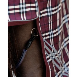 Kentucky попона All Weather водонепроницаемый Comfort 0g Bordeaux Check
