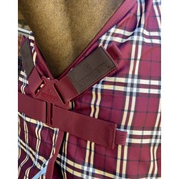 Kentucky попона All Weather водонепроницаемый Comfort 0g Bordeaux Check