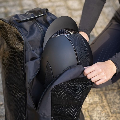 QHP Combi Boot and Helmet Bag Croco
