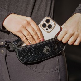 QHP Clip-on поясная сумка Croco