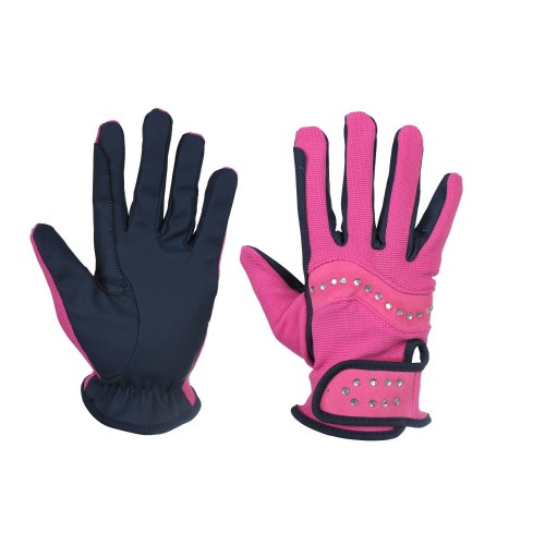 Red Horse Bling Gloves