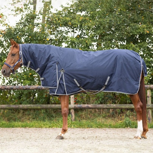 QHP Turnout Rug with Fixed Neck 300g
