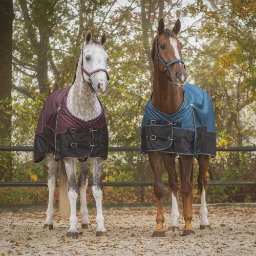 QHP FW25 Rain blanket 1200D Turnout Collection Fleece