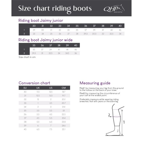 QHP Jaimy Junior Riding Boots