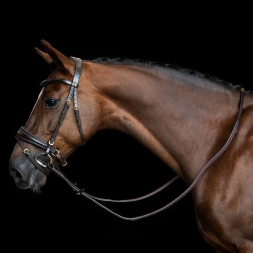 Imperial Riding Reins IRH rubber with nylon reinforcement