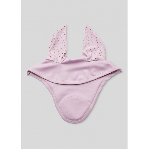Montar SS26 Summer Fly Hood in perforated mesh softshell quality with Champagne Crystal Logo Cheeky Pink