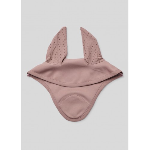 Montar SS26 Summer Fly Hood in perforated mesh softshell with Champagne Crystal Logo, Blush