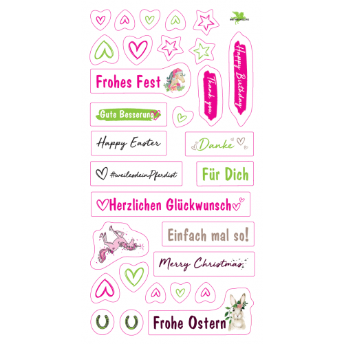 Bense & Eicke Gift Set Gloss Brush and StarFinish Unicorn Edition