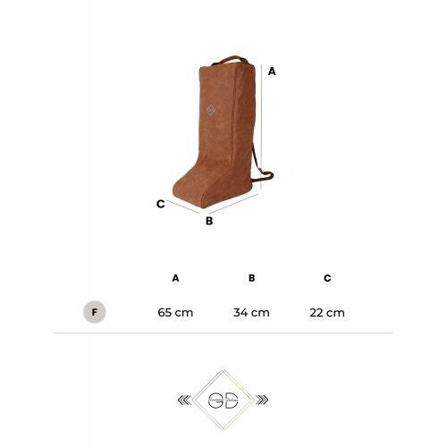 Grooming Deluxe Chestnut Boot Bag