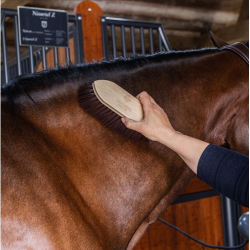 Grooming Deluxe Wooden Brush Classic Long Soft