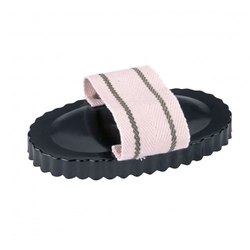 Covalliero Stable Curry Comb Oval with Hand Strap