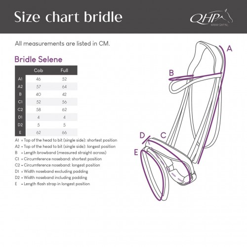QHP Bridle Selene incl. Reins