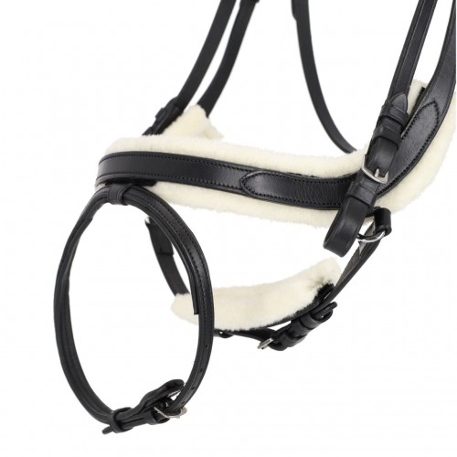 QHP Sensisoft Bridle Sheepskin Set