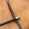 Passier Leather Reins, Rubber on One Side, Round-Stitched