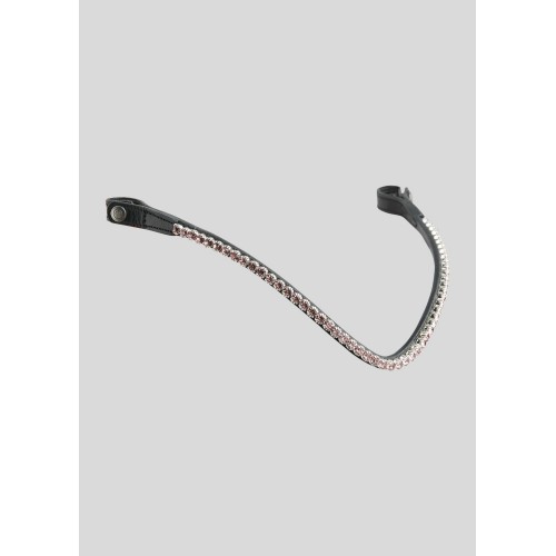Montar FW25 FAIR Curved Browband Light Rose Crystal