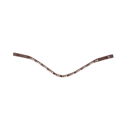 Waldhausen X-Line Glam налобник коричневый кожаный