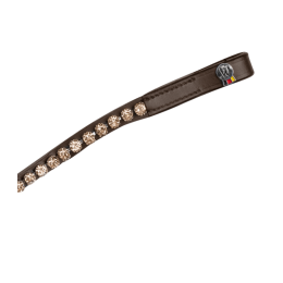 Waldhausen X-Line Glam налобник коричневый кожаный
