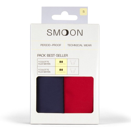 SMOON Set of 2 Medium Menstrual Briefs