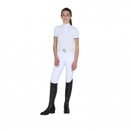 Equestro SS26 турнирная рубашка Clara для девочек