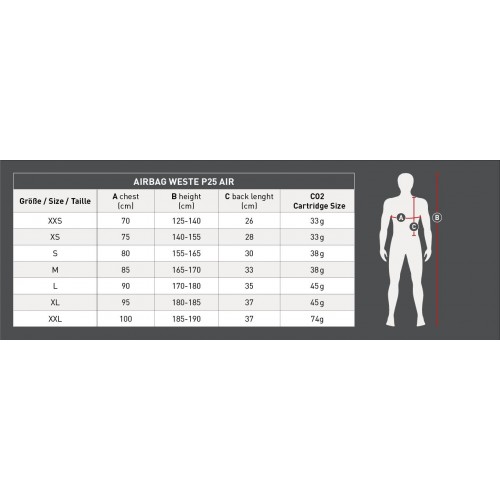 SWING Airbag Vest P25 Air