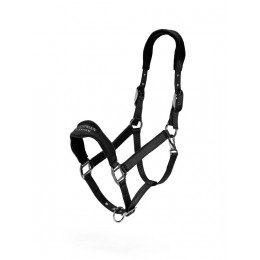 Equestrian Stockholm чёрный Anatomic флисовый недоуздок