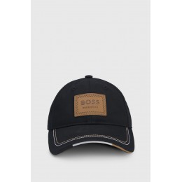 BOSS Equestrian SS25 кепка кожаный Vintage