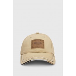 BOSS Equestrian SS25 кепка кожаный Vintage