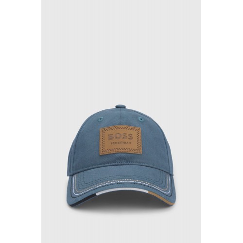BOSS Equestrian SS25 Cap Leder Vintage