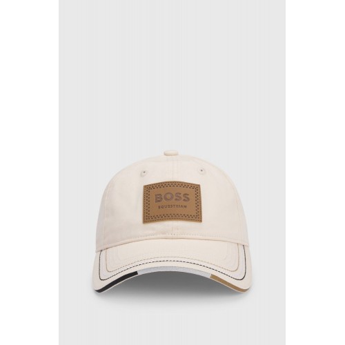 BOSS Equestrian SS25 Cap Leder Vintage